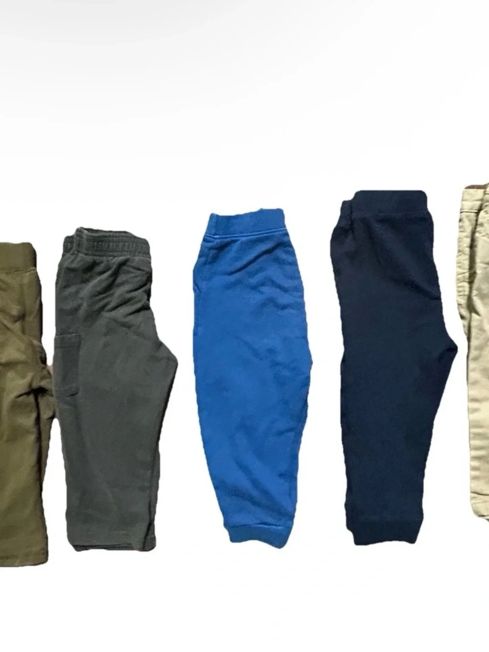 Toddler Boy Pants Sweatpants Khakis Blue Green Beige Size 18-24 Months